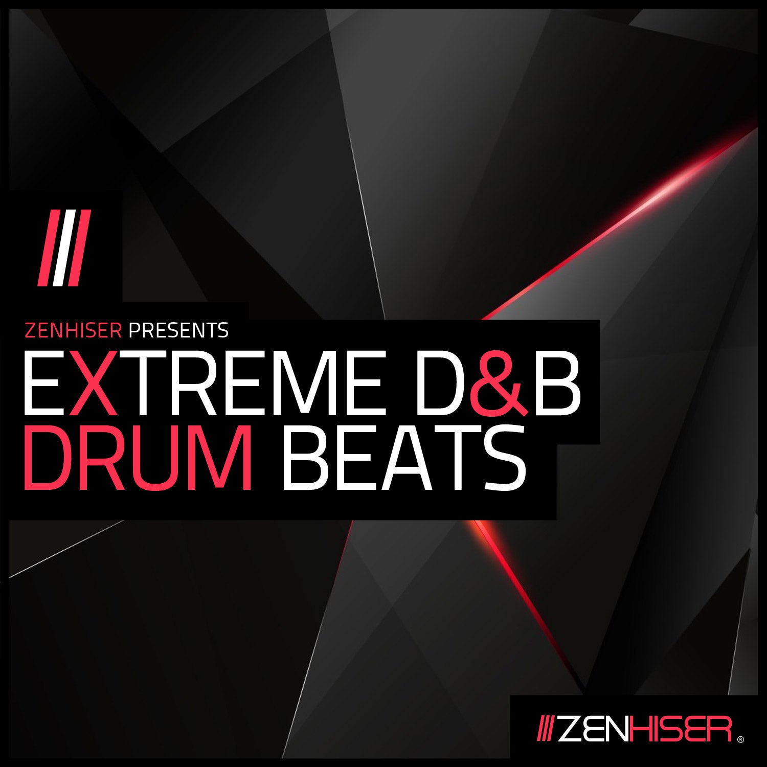 Zenhiser Extreme D&B Drum Beats 400 Drum n Bass Drum Loops Designed For DnB Producers